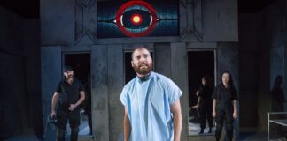 Aquila Theatre's 2019-2020 U.S. National Tour of George Orwell's '1984' (adapted for the stage by Michael Gene Sullivan). Photo by Richard Termine.