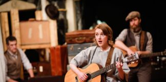 Sylvie Davidson in 'The Willard Suitcases' by Julianne Wick Davis. Directed by Ethan McSweeny. Photo by Lindsey Walters.